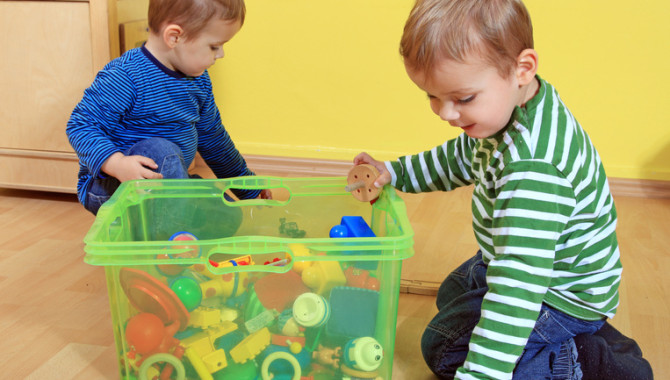 Kinder im Kindergarten